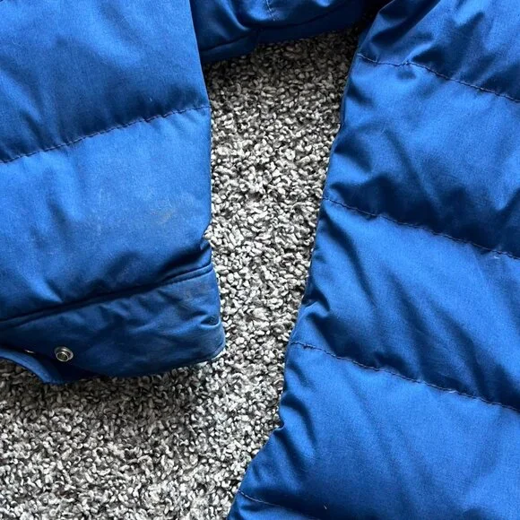 The North Face Blue Puffer Jacket Mens L Outdoors Gorpcore Winter Skiing Coat - Picture 8 of 8